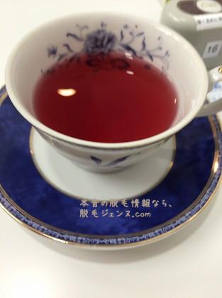 キレイモあべの店で提供されるお茶